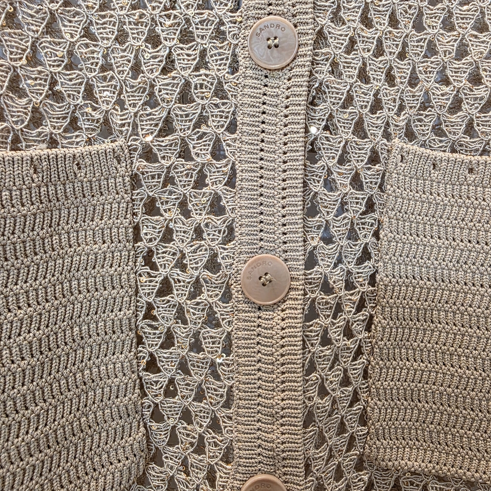 Sandro Open-knit Top - Picture 5 of 7